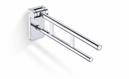 Steunleuning voor mensen met een beperking, Ø32, kantelbaar, PREMIUM - 70 cm / gepolijst roestvrij staal