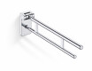 Steunleuning voor mensen met een beperking, Ø32, kantelbaar, PREMIUM - 80 cm / gepolijst roestvrij staal