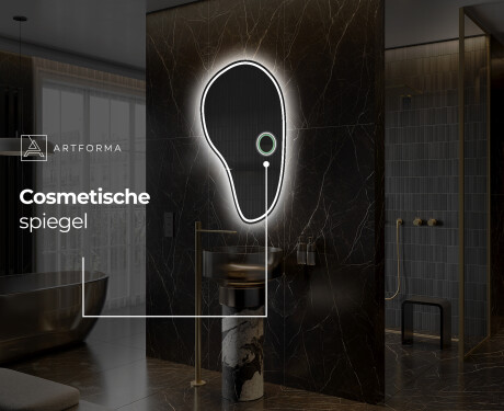 LED Badkamerspiegel in Onregelmatige Vorm S223 #5