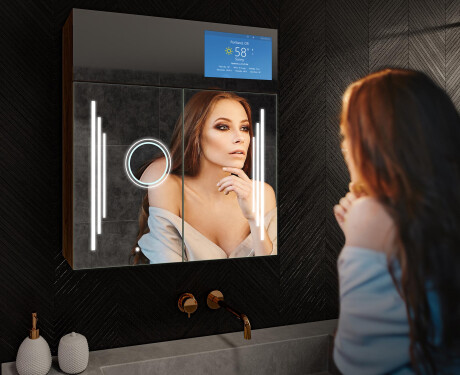 Smart spiegelkast met led-verlichting - L27 Sarah 66,5 x 72cm #10