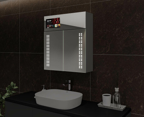 Smart spiegelkast met led-verlichting - L55 Sarah 66,5 x 72cm #7