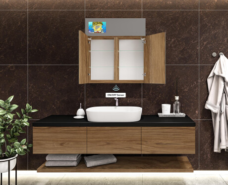 Smart spiegelkast met led-verlichting - L55 Sarah 66,5 x 72cm #9