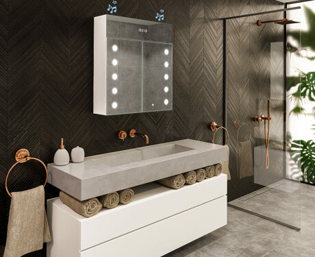 Spiegelkast met led-verlichting - L06 Emily 66,5 x 72cm #10