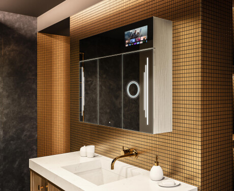 Smart spiegelkast met led-verlichting - L27 Sarah 100 x 72cm