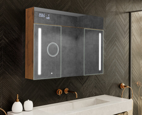 Spiegelkast met led-verlichting - L02 Emily 100 x 72cm