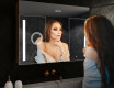 Spiegelkast met led-verlichting - L02 Emily 100 x 72cm #9