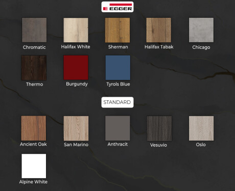 Hangende badkamerkast met LED-spiegel L02 Emily 100 x 72 cm in de kleur Oslo Eiken #3