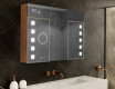 Spiegelkast met led-verlichting - L03 Emily 100 x 72cm