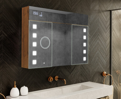 Spiegelkast met led-verlichting - L03 Emily 100 x 72cm