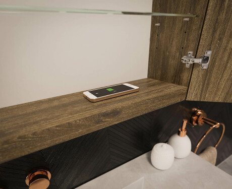 Spiegelkast met led-verlichting - L06 Emily 100 x 72cm #12