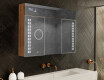 Spiegelkast met led-verlichting - L55 Emily 100 x 72cm