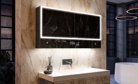 Badkamerkast met led Lily - Met 2 Deuren 100 x 72,5cm