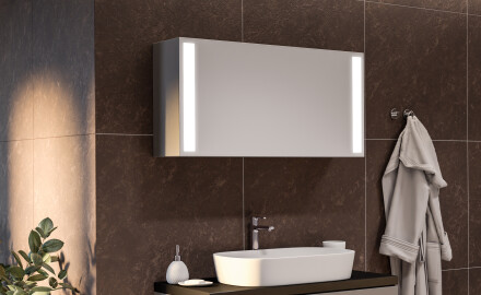 Spiegelkast met led-verlichting Sofia 100 x 50cm