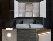 Spiegelkast met led-verlichting Lisa 100 x 70cm #5