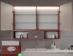 Badkamerkast met led Emma - Met 2 Deuren 100 x 72cm #10
