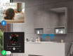 Badkamerkast met led Emma - Met 2 Deuren 100 x 72cm #11