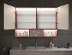 Badkamerkast met led Emma - Met 2 Deuren 100 x 72cm #12