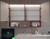 Badkamerkast met led Emma - Met 2 Deuren 100 x 72cm #9