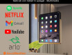 Afgeronde Moderne LED Spiegel met iPad Displine L141 Frame #3