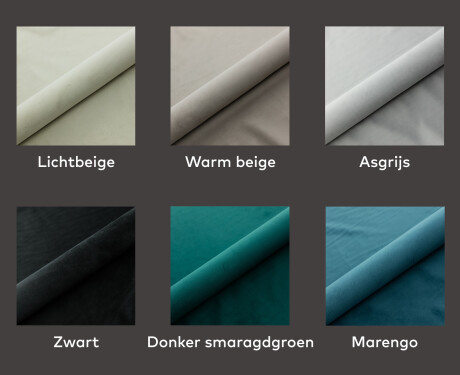 Gestoffeerde organische spiegel - Velora Marea #4
