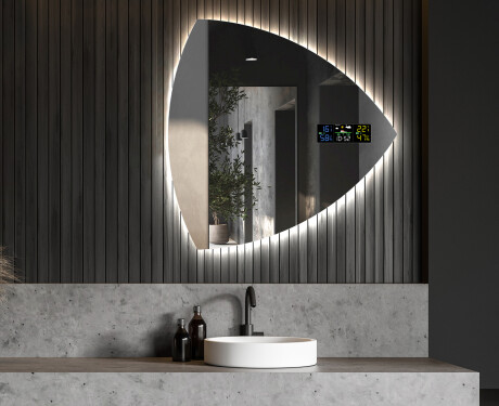 LED Badkamerspiegel in Onregelmatige Vorm T221 #6