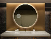Moderne badkamer spiegel met led verlichting L112