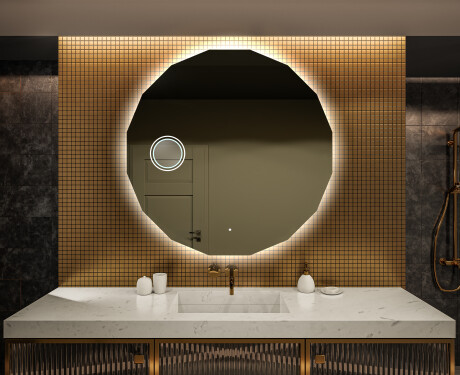 Moderne badkamer spiegel met led verlichting L112 #1