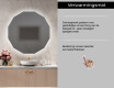 Moderne badkamer spiegel met led verlichting L112 #9