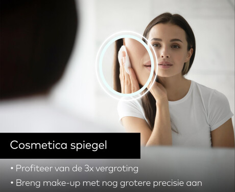 Moderne badkamer spiegel met led verlichting L113 #9