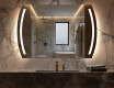 Moderne badkamer spiegel met led-verlichting L67