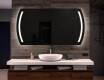 Moderne badkamer spiegel met led-verlichting L67