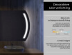 Moderne badkamer spiegel met led-verlichting L67 #4