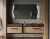 Moderne badkamer spiegel met led-verlichting L68 #7