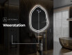 LED Badkamerspiegel in Onregelmatige Vorm E223 #7