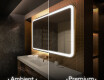 Moderne badkamer spiegel met led-verlichting L141 #1