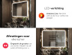 Moderne badkamer spiegel met led-verlichting L141 #5