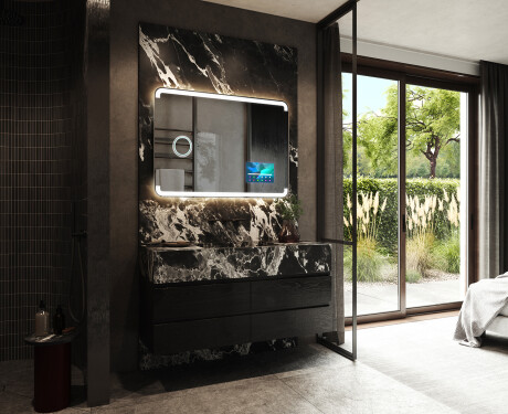 Moderne badkamer spiegel met led-verlichting L145 #2