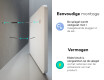 Moderne badkamer spiegel met led-verlichting L147 #11