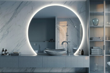 Halve cirkel spiegels